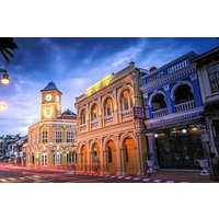 Phuket-Markstein-Ausflug, alte Stadt, großer Buddha