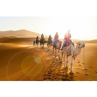 Sonnenuntergang und Sonnenaufgang in der Wüste Merzouga per Kamelritt oder Jeepsafari