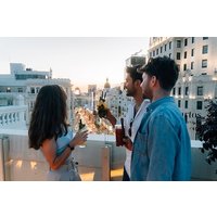 Madrid Geführte Tapas- und Weintour mit Getränken und Blick auf das Dach