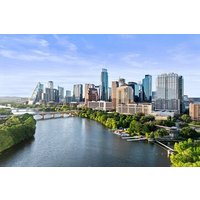 Geführte Kajaktour durch die Skyline der Innenstadt von Austin