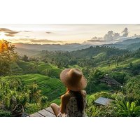 Bali Geheime Wasserfälle mit UNESCO Reisterrasse, Tempel