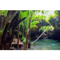 Private Jeep-Tour durch die Jadehöhlen mit Mittagessen und Schnorcheln