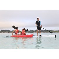 Twilight Kayak Escape Verbinden und bei Sonnenuntergang entspannen