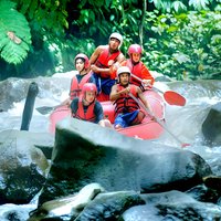 Erstaunliches Bali Wildwasser-Rafting und Quad Bike Experience