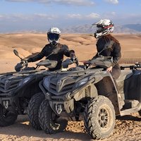 Quad-Fahrt in der Agafay-Wüste