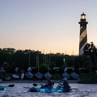 Sonnenuntergangs- und Glühtour im St. Augustine-Leuchtturm