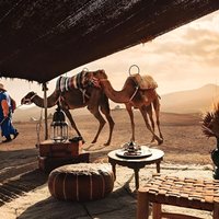 Casablanca nach Marrakesch 2-tägige Tour mit Agafay Desert Stay